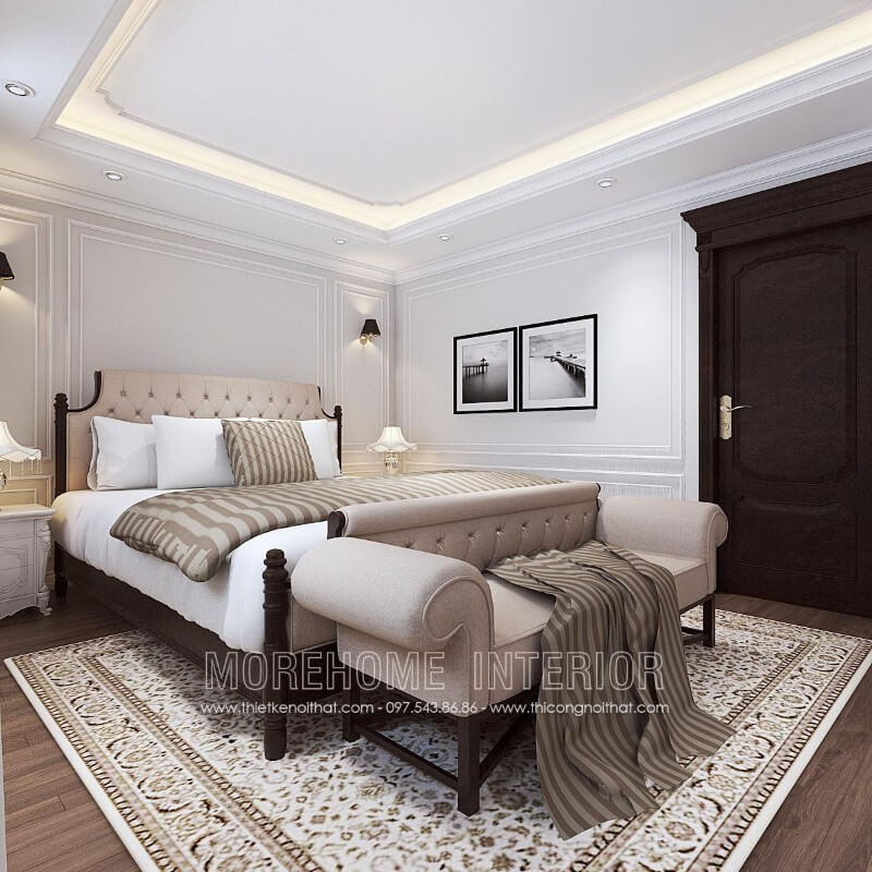 Giường ngủ tân cổ điển Giường ngủ tân cổ điển