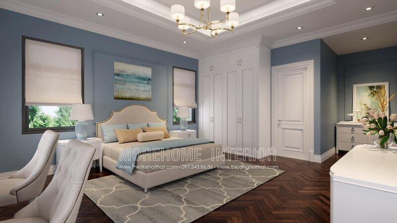 Giường ngủ tân cổ điển Giường ngủ tân cổ điển