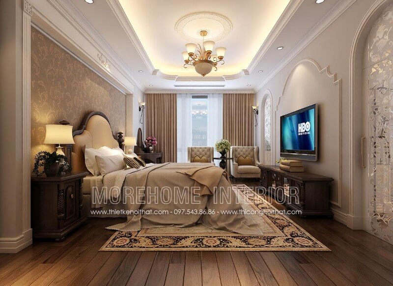 Giường ngủ tân cổ điển Giường ngủ tân cổ điển