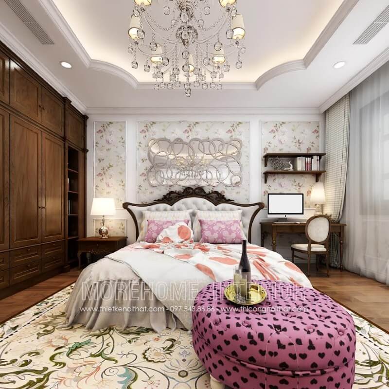 Giường ngủ tân cổ điển Giường ngủ tân cổ điển