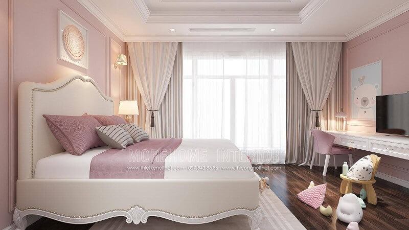 Giường ngủ tân cổ điển Giường ngủ tân cổ điển