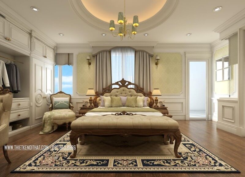 Giường ngủ tân cổ điển