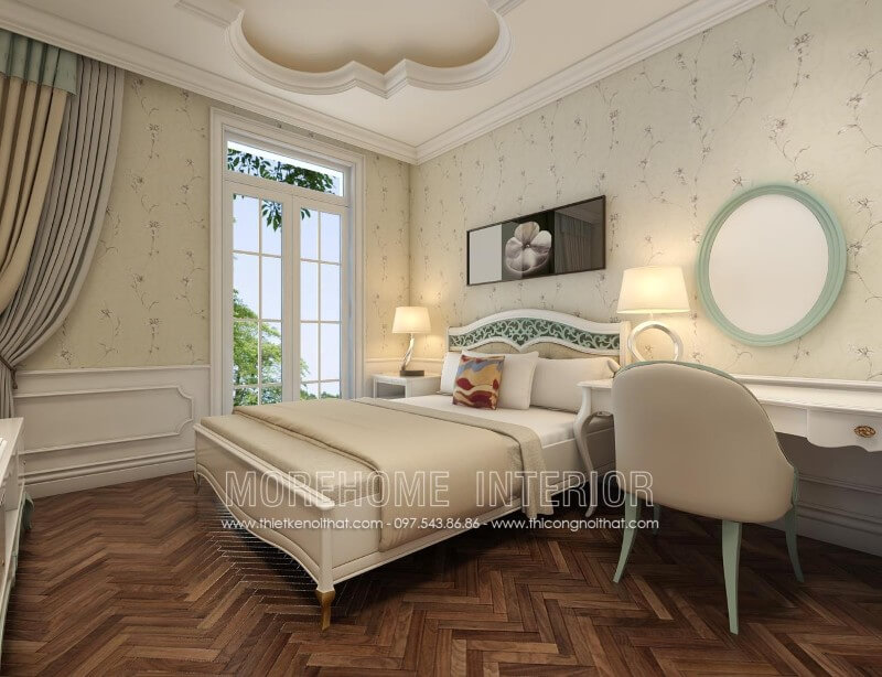 Giường ngủ tân cổ điển