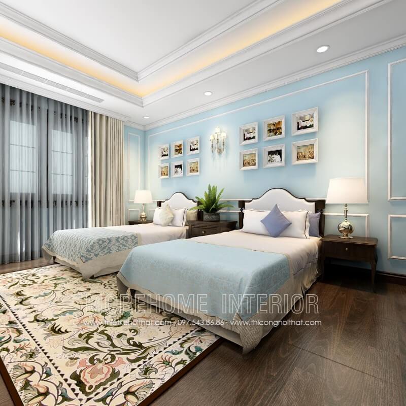 Giường ngủ tân cổ điển Giường ngủ tân cổ điển