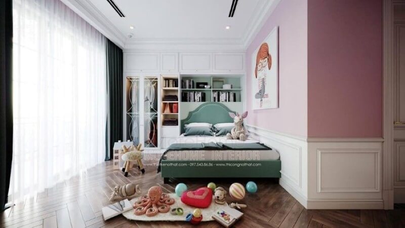 Giường ngủ tân cổ điển Giường ngủ tân cổ điển