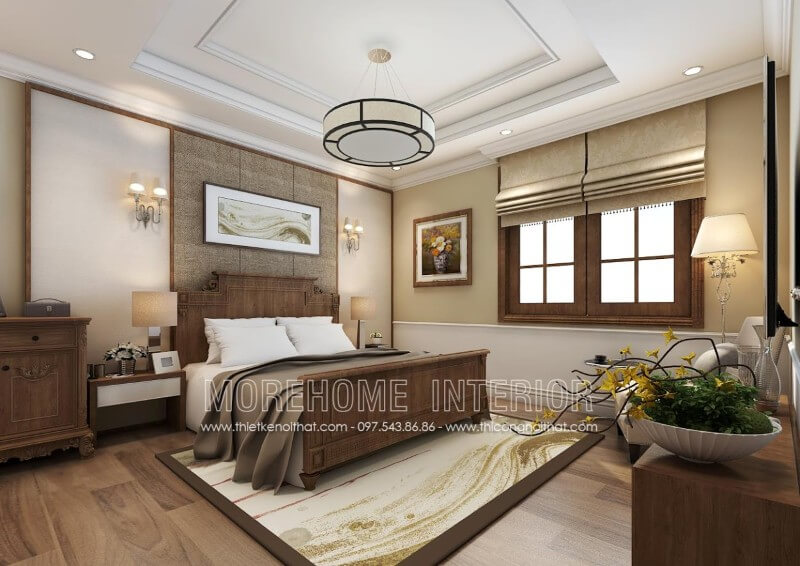 Giường ngủ tân cổ điển Giường ngủ tân cổ điển
