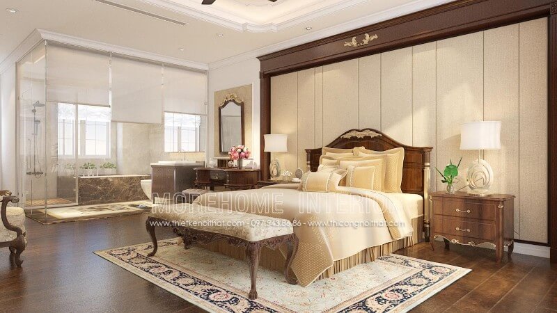 Giường ngủ tân cổ điển Giường ngủ tân cổ điển
