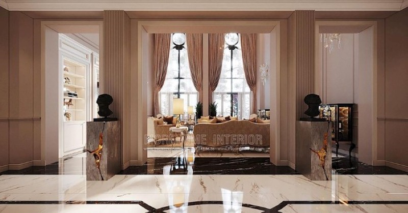 Bố trí nội thất biệt thự cao cấp đẹp sang trọng Vinhomes Imperia Hải Phòng. công ty thiết kế nội thất cao cấp