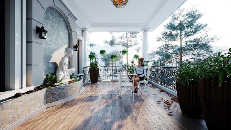 Thiết kế không gian thư giãn khu vực ngoài trời đẹp, sang trọng, phong thủy cho nhà phố, biệt thự. công ty thiết kế nội thất cao cấp