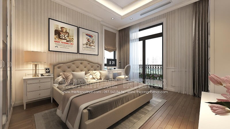 Giường ngủ tân cổ điển Giường ngủ tân cổ điển