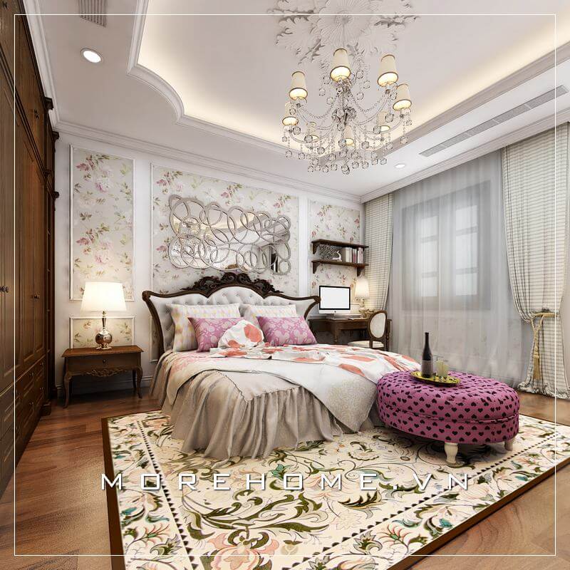 Giường ngủ tân cổ điển Giường ngủ tân cổ điển