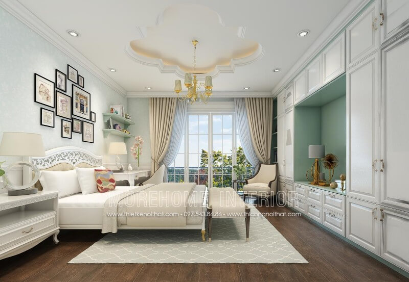 Giường tân cổ điển Giường tân cổ điển