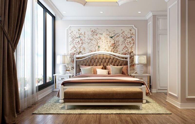 Mẫu giường ngủ trẻ trung, năng động với chất liệu gỗ tự nhiên cao cấp