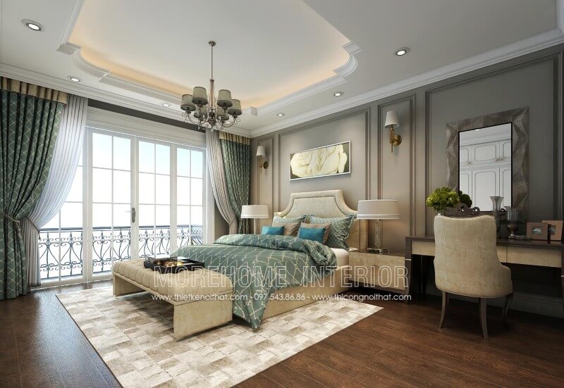 Giường ngủ tân cổ điển Giường ngủ tân cổ điển