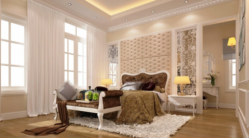 Giường ngủ tân cổ điển Giường ngủ tân cổ điển