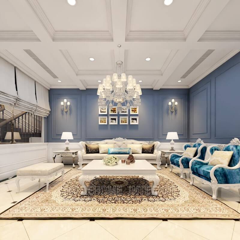 Sofa tân cổ điển mang lại sự sang trọng, đẳng cấp thể hiện gu thẩm mỹ của chủ nhân Sofa tân cổ điển bọc vải cao cấp