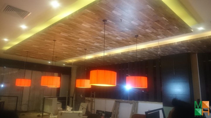 Thi công giấy dán tường