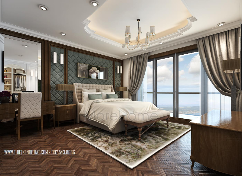 Mê đắm với thiết kế nội thất chung cư tân cổ điển đẹp hoàn hảo
